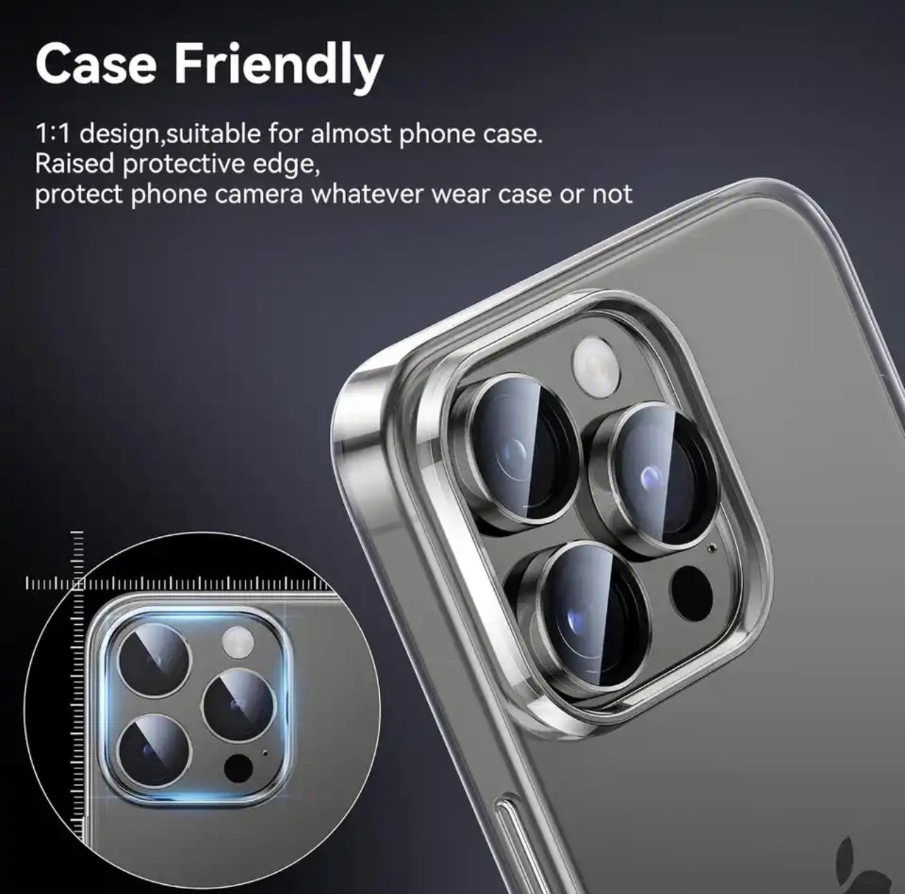 PJun Branded Premium Eagle-Eye Style 9H Camera Lens Protector- 1pk for iPhone Models PJun Branded Premium Eagle-Eye Style 9H Camera Lens Protector- 1pk for iPhone Models